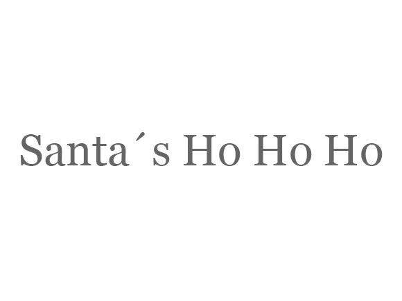 Santa´s Ho Ho Ho